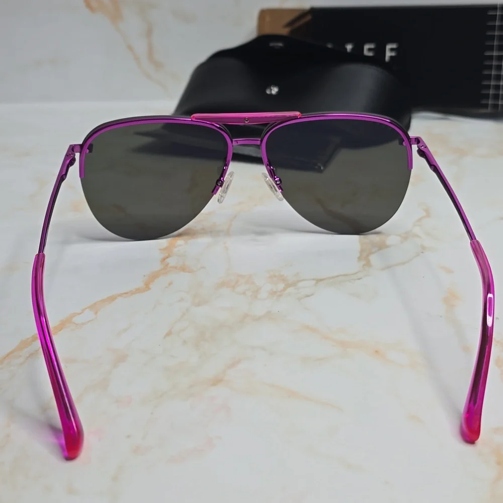 Diff Tahoe Aviator Mirror Pink Purple